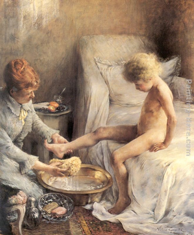 La Toilette de Jean Guerard painting - Norbert Goeneutte La Toilette de Jean Guerard art painting